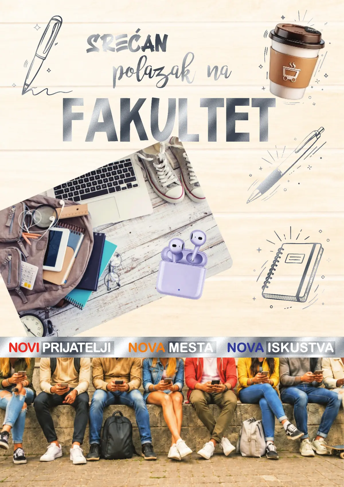 SENIX čestitka — POLAZAK NA FAKULTET
